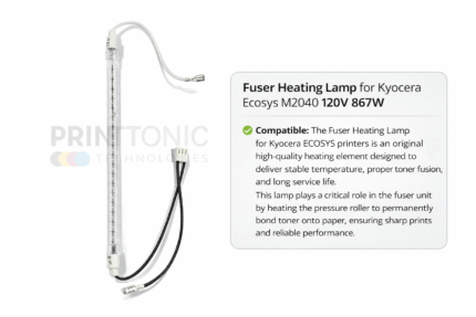 Fuser Heating Lamp for Kyocera Ecosys M2040 120V 867W